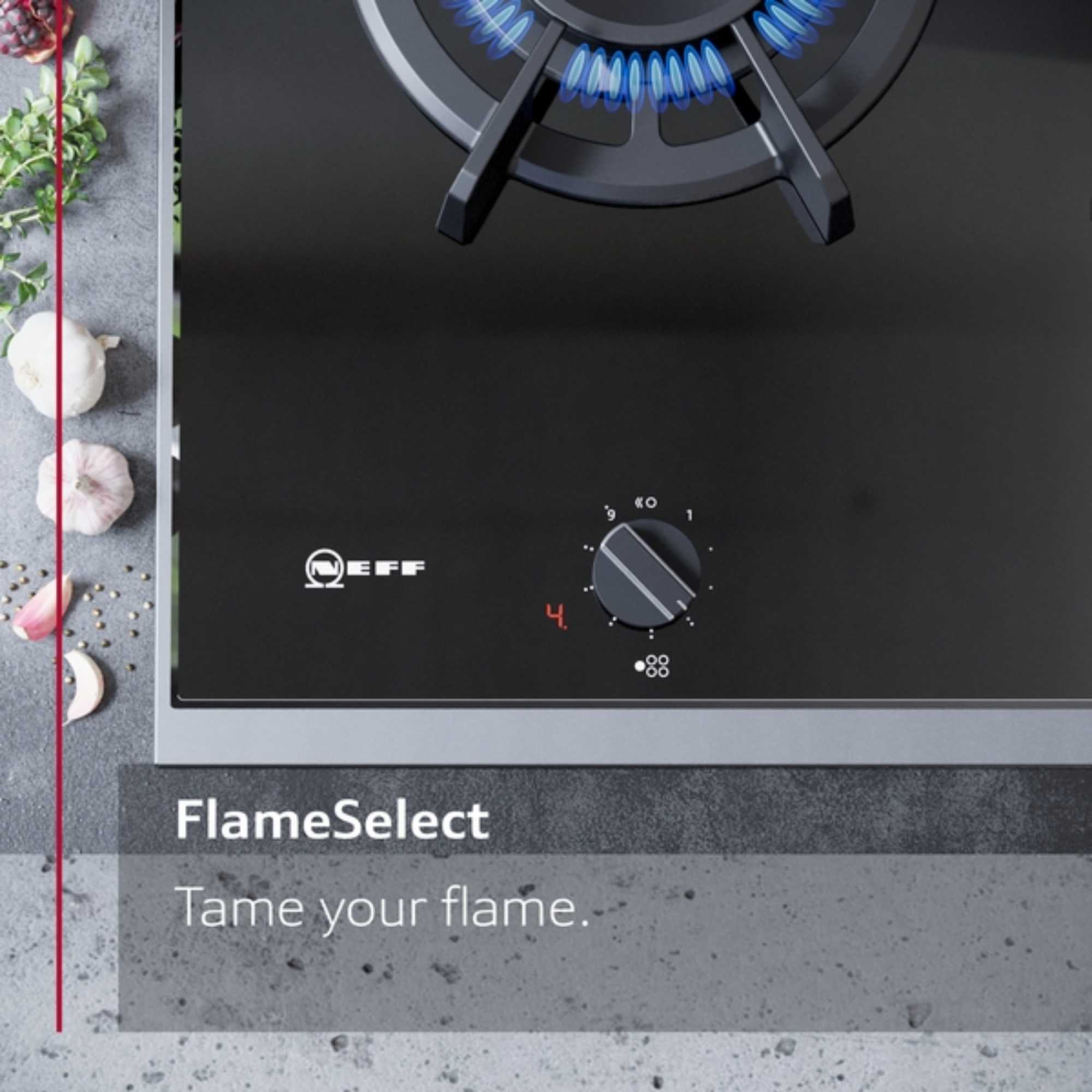 NEFF T26CIH8N0 Gas Hob - 58cm - Stainless Steel - Image 9